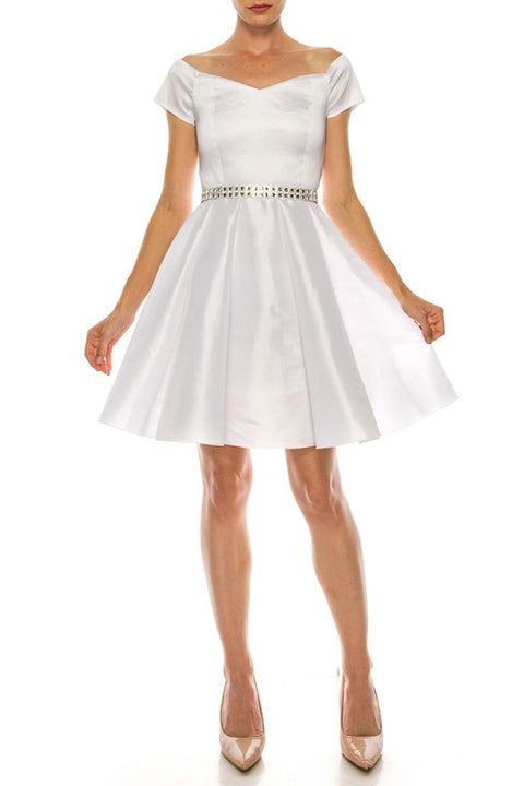 White Crystal Dress