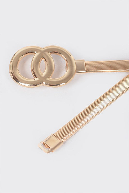 Gold Infinity Stretch Belt