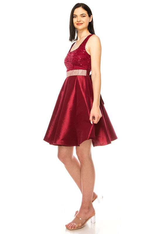 Burgundy Kyra Dress