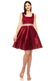 Burgundy Kyra Dress