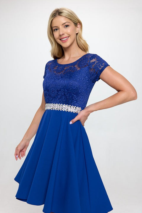 Royal Blue Haven Dress
