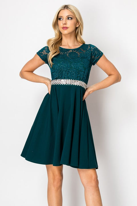 Hunter Green Haven Dress
