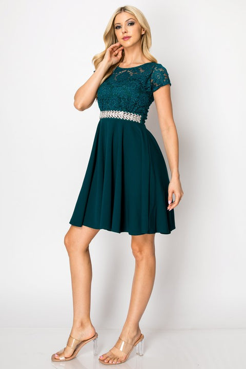Hunter Green Haven Dress