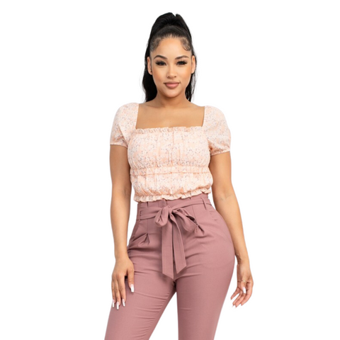 Peach Aurora Top