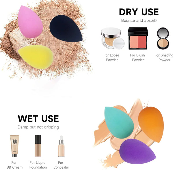 Mini Makeup Sponge Blenders - 5 pc