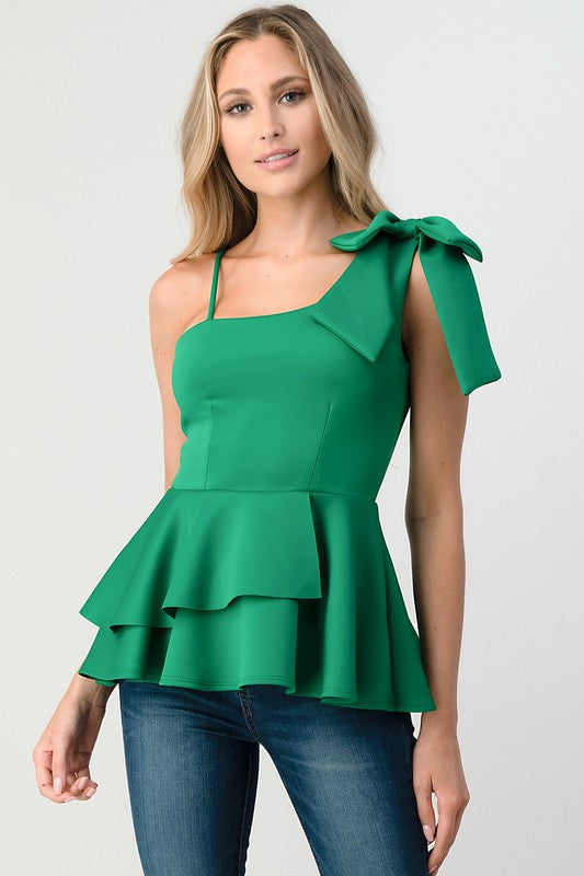 Green Diane Top