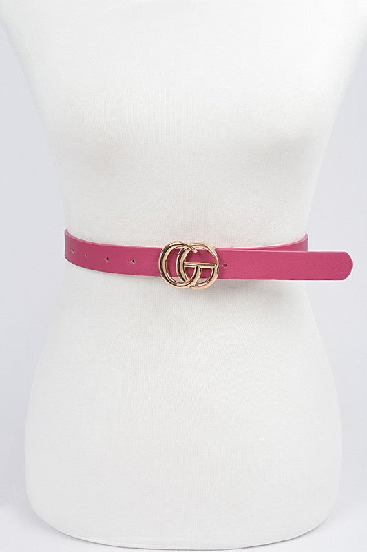 Fuchsia Simple Belt
