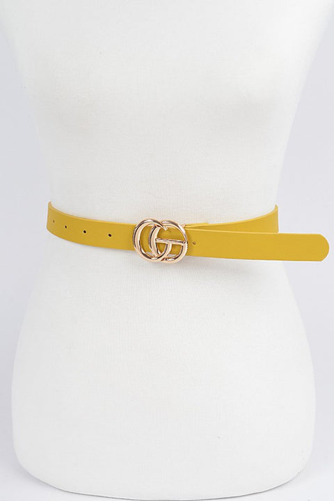 Yellow Simple Belt