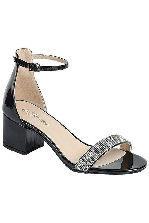 Black Sparkle Sandal