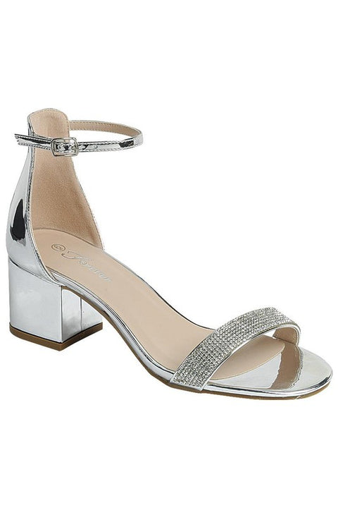Silver Sparkle Sandal