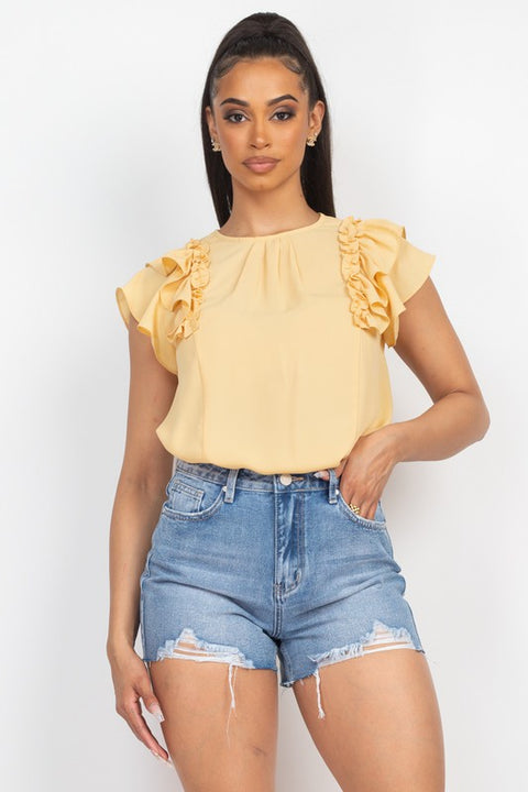 Yellow Jolie Top