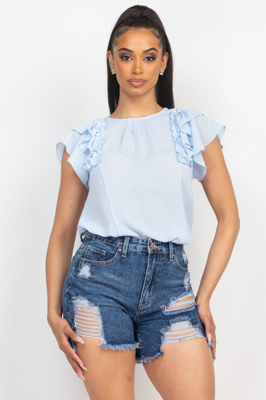 Baby Blue Jolie Top