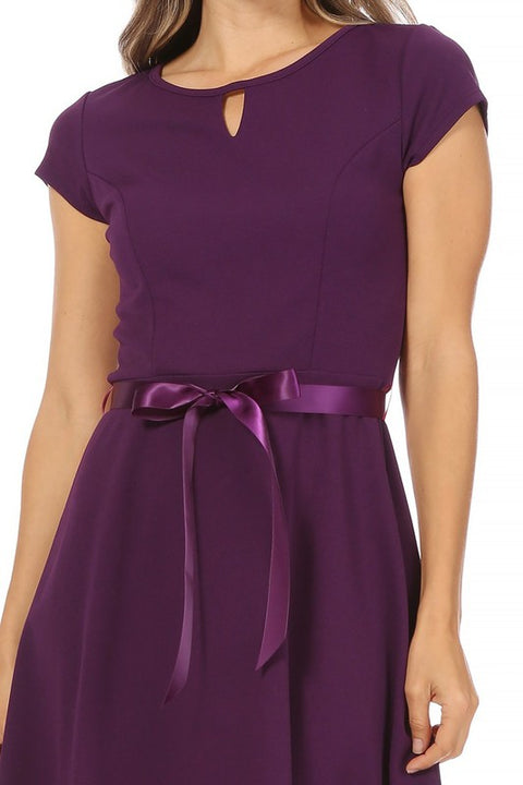 Plum Emma Dress