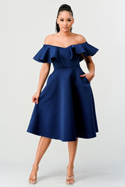 Navy Alessia Dress