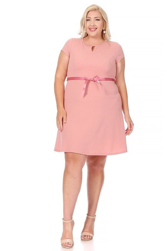 Dusty Pink Emma Plus Dress