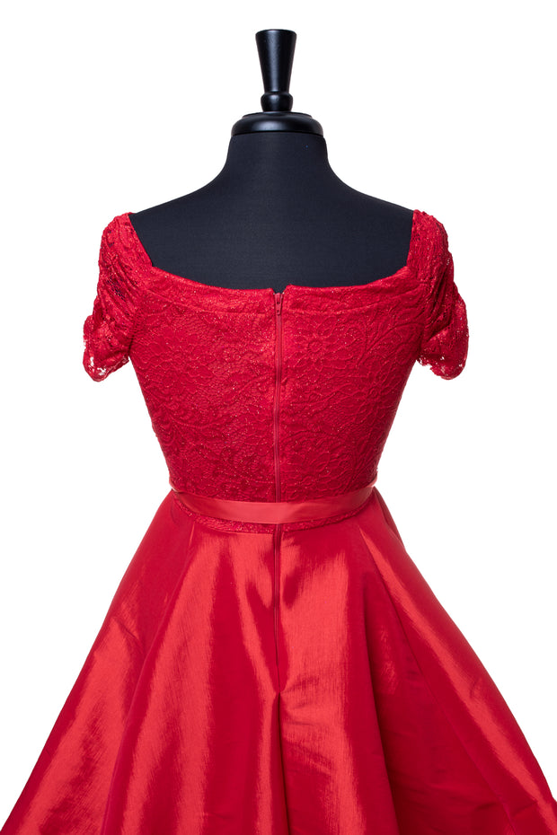 Sparkle Red Janet Dress