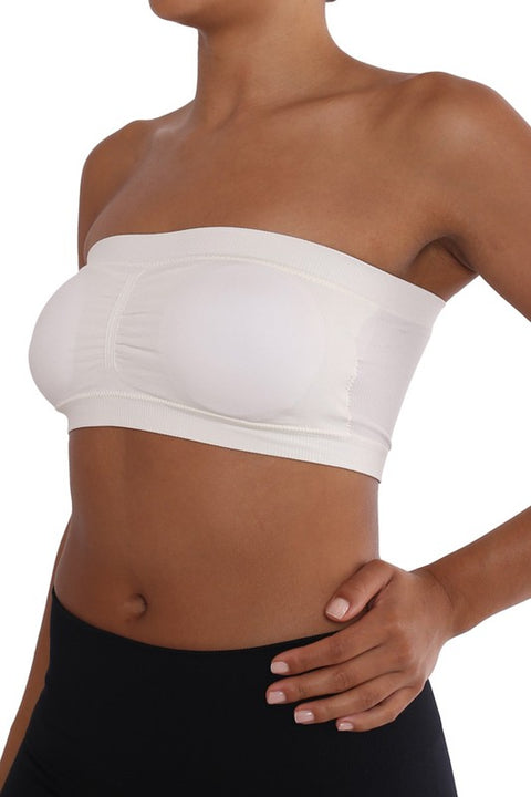 Bandeau Bra - White