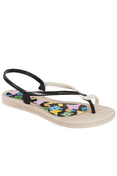 Butterfly Print Sandal