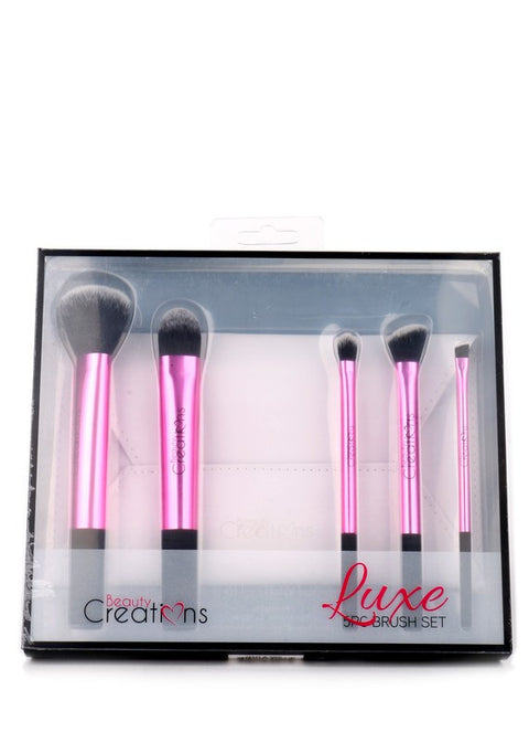 5 Pc Brush Set with Pouch