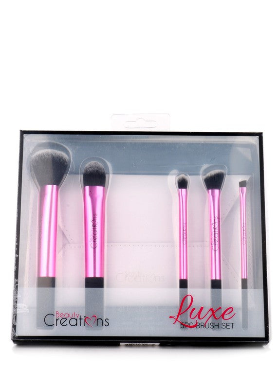 5 Pc Brush Set with Pouch