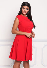 Red Aria Plus Dress