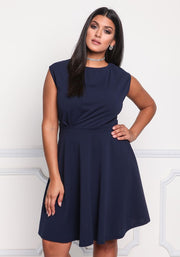 Navy Aria Plus Dress