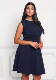 Navy Aria Plus Dress