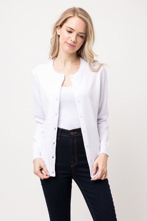 White Cardigan