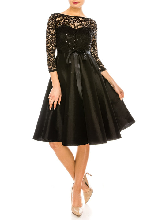Black Simone Dress
