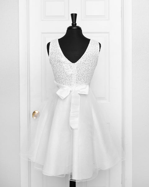 White Leah Dress