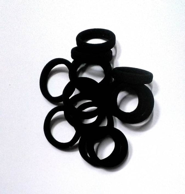 Black Mini Hair Ties